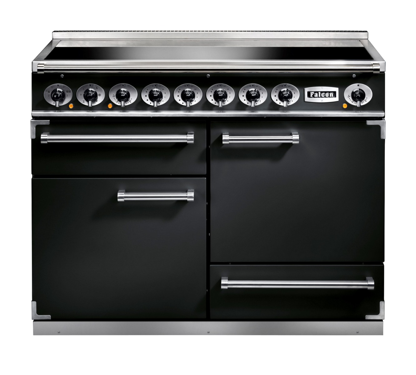 Photos - Cooker Falcon F1092DXEIBL/C-EU 81860  1092 DX Induction Black Chrome 