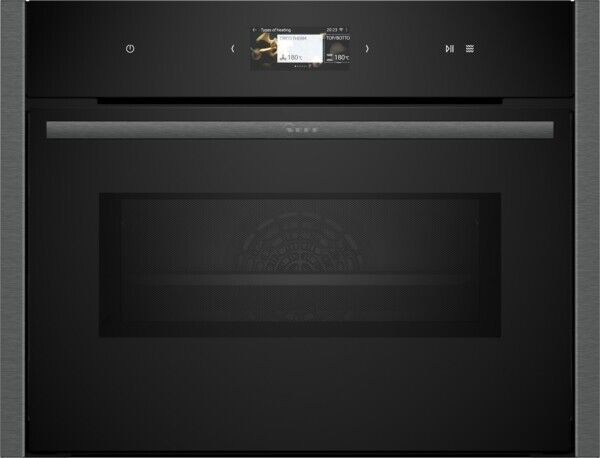 Neff C24MS31G0B N 90 Compact 45cm Oven with Microwave