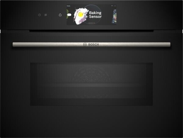 Bosch CMG778NB1 Compact 45cm Oven with Microwave Black