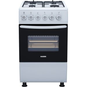 Haden HG51SW White Single Cavity Gas Cooker