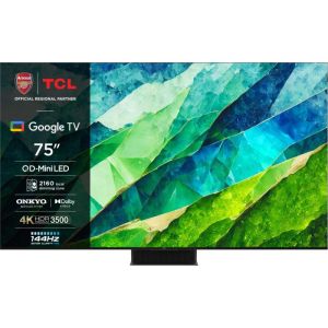 TCL 75C855K 75" 4K QLED HDR Premium Google TV