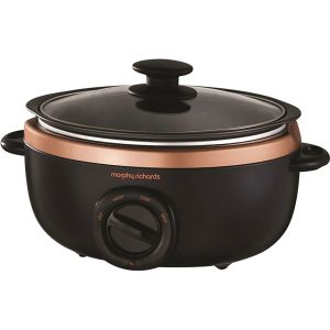 Morphy Richards 460016 Black/Gold Slow Cooker