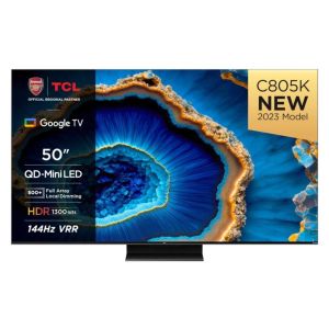 TCL 50C805K 50" 4K QLED Mini-LED HDR Google TV