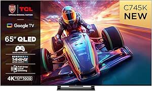 TCL 65C745K 65" 4K QLED HDR Pro Google TV