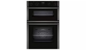 Neff U1ACE2AG3B 59.4cm Built In Electric Double Oven - Graphite Grey