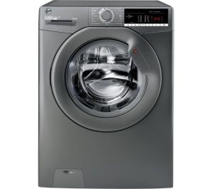 Hoover H3W410TAGGE/1-80 H-Wash 300, 10kg 1400rpm Washing Machine, Graphite