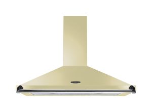 Rangemaster 92840 Classic 110cm Chimney Hood - Cream And Chrome