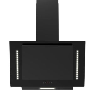 Cata UBARUNW7 70cm Black Angled Glass RF Hood with White Ambient Light