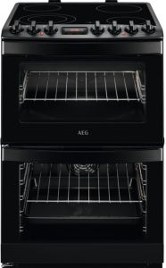 Aeg CCB6740MCB 60cm Electric Ceramic Double Oven