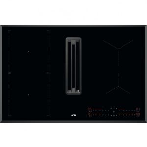 Aeg CCE84543FB 80cm New Single Bridge Hob with Extractor