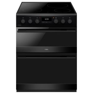 Cda CFC6100MB 60cm electric double oven cooker