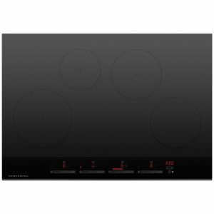 Fisher + Paykel CI764DTB4 Black Induction Hob, 76Cm, 4 Zones