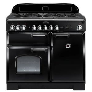 Rangemaster Classic Deluxe 100cm induction range cooker - Black (95920)