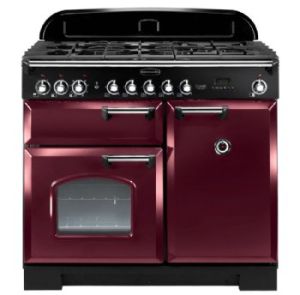Rangemaster Classic Deluxe 100cm induction range cooker - Cranberry (95940)