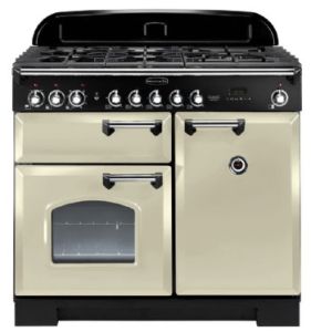 Rangemaster Classic Deluxe 100cm induction range cooker - Cream (95930)