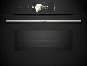 Bosch CMG778NB1 Compact 45cm Oven with Microwave Black