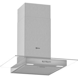 Neff D64GBC0N0B Glass Chimney Hood