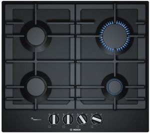 Bosch PCP6A6B90 60cm 4 Burner Gas Hob - Black