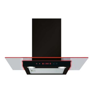CDA EKN70BL Flat glass extractor with edge lighting, Ducted/re-circulating, Edge lighting in 3 colours