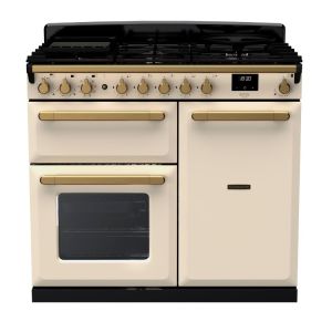 Rangemaster ESDL100DFPPCR/AB1 Estel Deluxe 100cm Dual Fuel Pale Cream