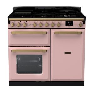 Rangemaster ESDL100DFPPPK/AB1 Estel Deluxe 100cm Dual Fuel Pale Pink