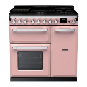 Rangemaster ESDL90DFPPPK/CM1 Estel Deluxe 90cm Dual Fuel Pale Pink
