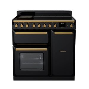 Rangemaster ESDL90EIPGBL/AB1 Estel Deluxe 90cm Induction Gloss Black