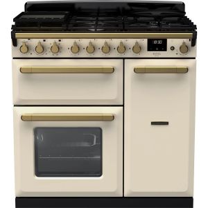 Rangemaster ESDL90DFPPCR/AB1 Estel Deluxe 90cm Dual Fuel Pale Cream