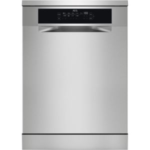 Aeg FFB93807PM Freestanding 60cm Dishwasher, XXL Capacity, 9000 Series, ComfortLift, 14 Place Setti
