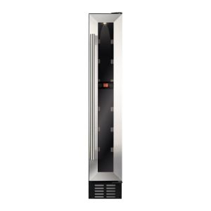CDA FWC153SS Freestanding/under counter slimline wine cooler, Single temperature zone, 
