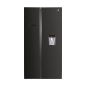 Hoover HHSBSO 6174BWDK 1.77m x 90cm, Side By Side Fridge Freezer