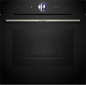 Bosch HRG7764B1B Single Pyrolytic Oven Black