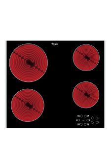 Whirlpool AKT8090LX 60CM Built-In Ceramic Hob - Black