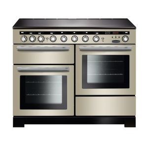 Rangemaster 110cm Induction Encore Deluxe Range Cooker 117400 Ivory and Chrome