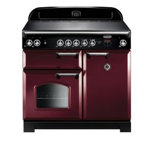 Rangemaster Classic 100cm induction range cooker - Cranberry 117140