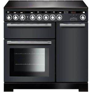 Rangemaster 90cm Induction Encore Deluxe Range Cooker 117310 Slate and Chrome