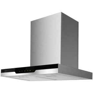 Cata ICONBOX70.1 70cm Stainless Box Hood with Black/Silver Control Panel