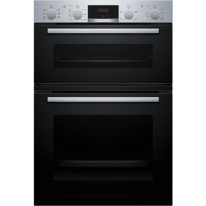 Bosch MBA533BS3B Series 4, 60cm Built In Double Oven - Stainless Steel