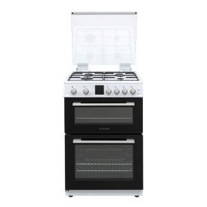 Montpellier MDOG60LW Freestanding 60cm Gas Double Oven With lid