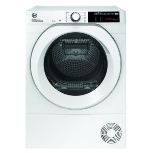 Hoover NDE H10A2TCE H-Dry 500, 10kg Heat Pump Dryer, WiFi, White, aquavision