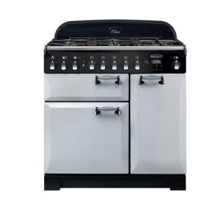 Rangemaster ELA90DFFRP/ 118120 Royal Pearl Elan Deluxe 90Cm D/F Range Cooker