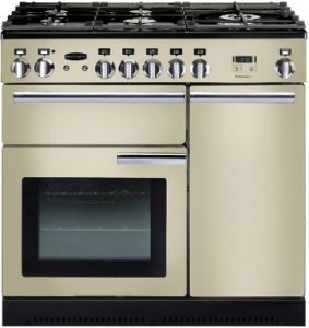 Rangemaster 91720 Professional Plus 90 Electric Induction Range Cooker in Cream/Chrome