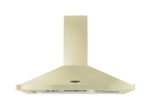 Rangemaster 90cm Classic Chimney hood, Cream & Chrome - 92820