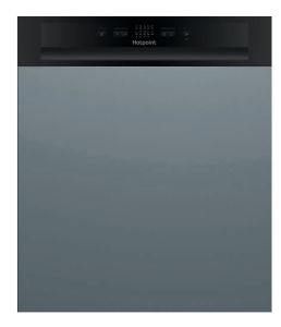 Hotpoint HBC2B19UKN Black Semi Integrated
