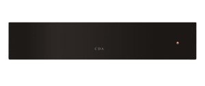 Cda VW153BL Push-push warming drawer vari temp, 6 place settings black
