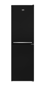 Beko CFG3582B Black 54cm Frost Free Tall Fridge Freezer - Black