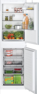 Bosch KIN85NSF0G White 50-50 Fridge Freezer, Integrated, Sliding Hinge
