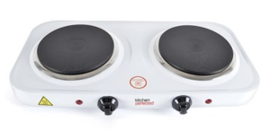 Lloytron E4202W White Double Hot Plate