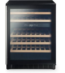 Rangemaster RDZ6046BL/ 126170 - RDZ6046 60CM DUAL ZONE WINE COOLER - BLACK