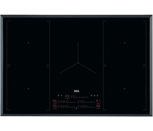 Aeg IKS8575XFB 80cm Maxisense Induction Hob, 5 cooking sections